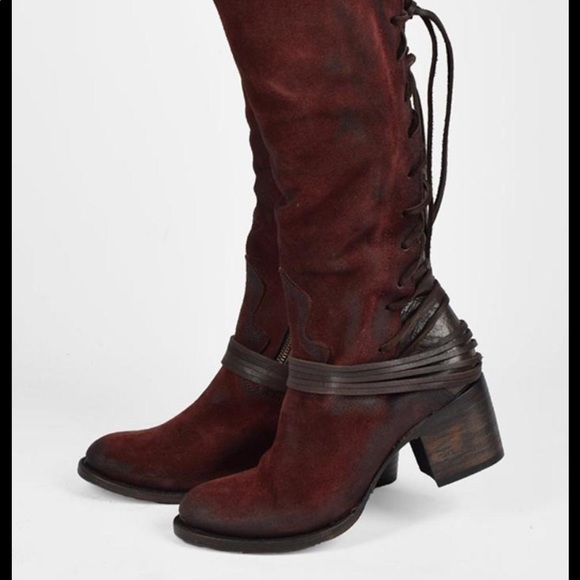 Freebird Steve Madden Coal Wine Boots 